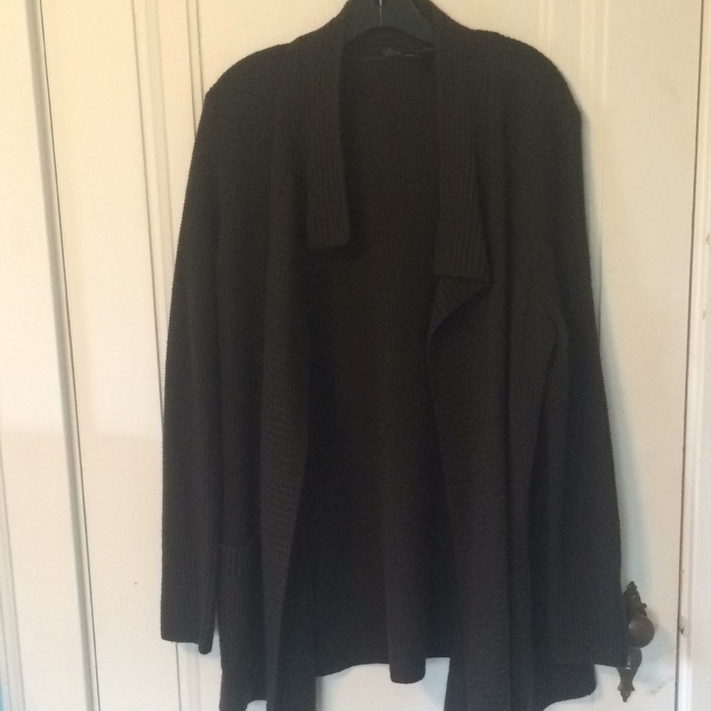 St. John Cashmere Cardigan in Dark Chocolate